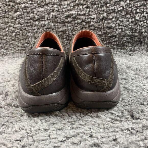 Merrell Primo Patch Bug Brown Leather Shoes Women's US 8.5 Slip On Clog - Picture 2 of 8